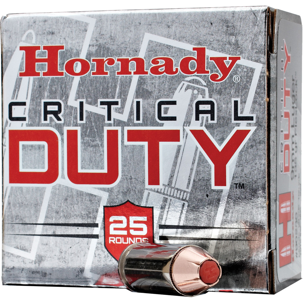 Hornady Critical Duty Handgun Ammo Mag Gr Flexlock Rd