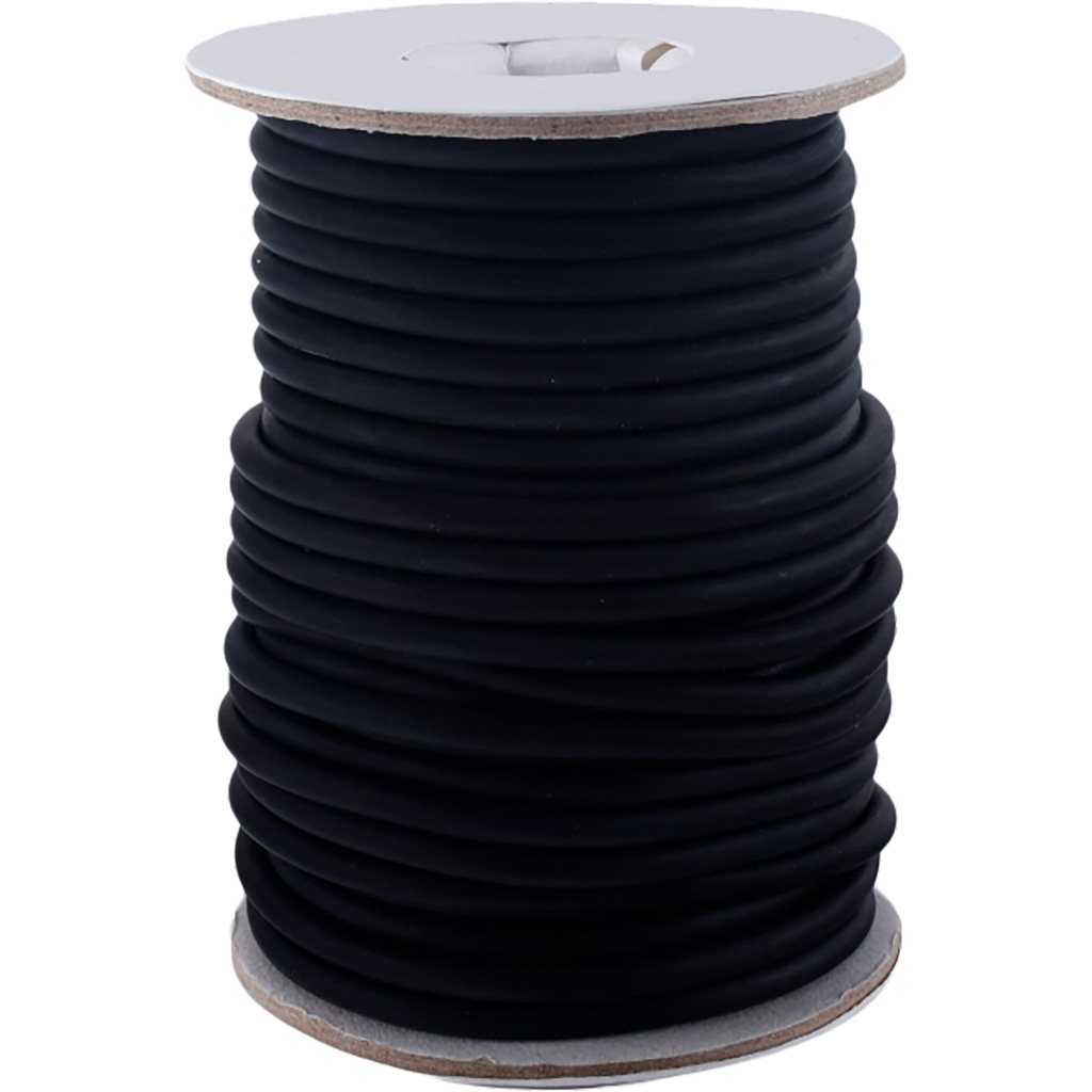 GWS Rubber Tubing 50 ft. Black