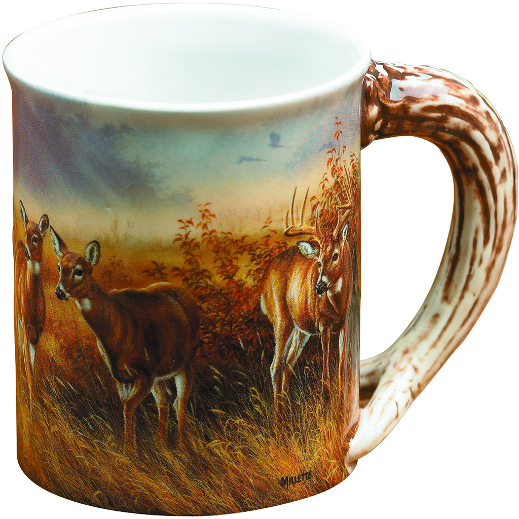 Wild Wings Sculpted Mug Meadow Mist Whitetail