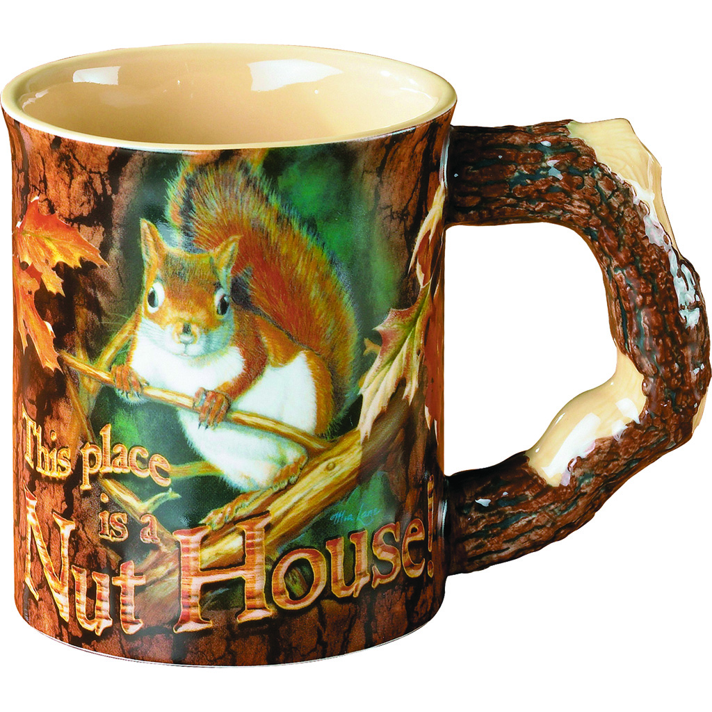 Wild Wings Sculpted Mug Nut House Squirrel