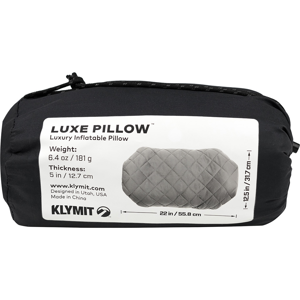 Klymit Luxe Pillow Grey