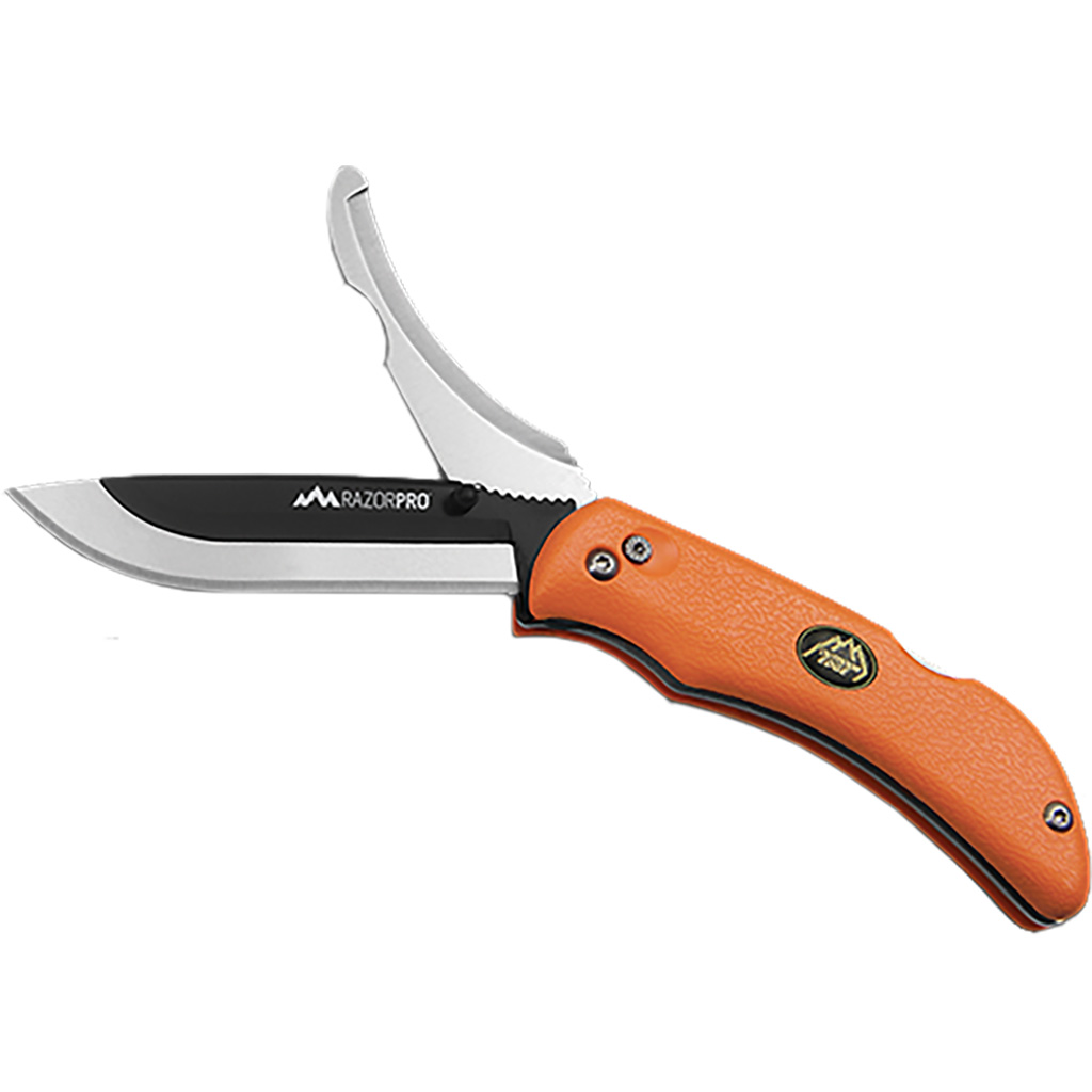 Outdoor Edge Razor Pro Knife Orange 6 Blades Clamshell | Kinsey's Inc.