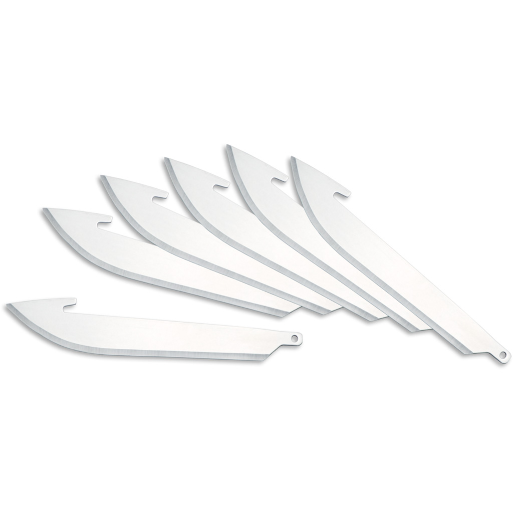 Outdoor Edge Razorsafe Replacement Blades 3.5 in. Drop Point 24 pk.