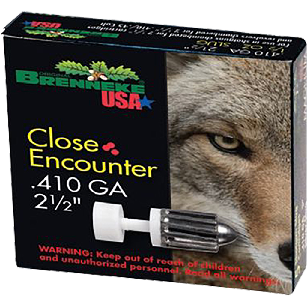 Brenneke Close Encounter Slugs 410 ga. 2 1/2 in. 1/4 oz. 5 rd.