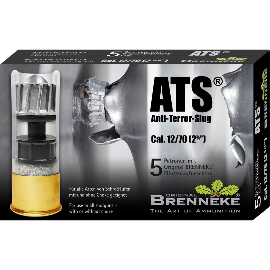 Brenneke Anti Terror Slugs 12 ga. 2 3/4 in. 1 oz. 5 rd.