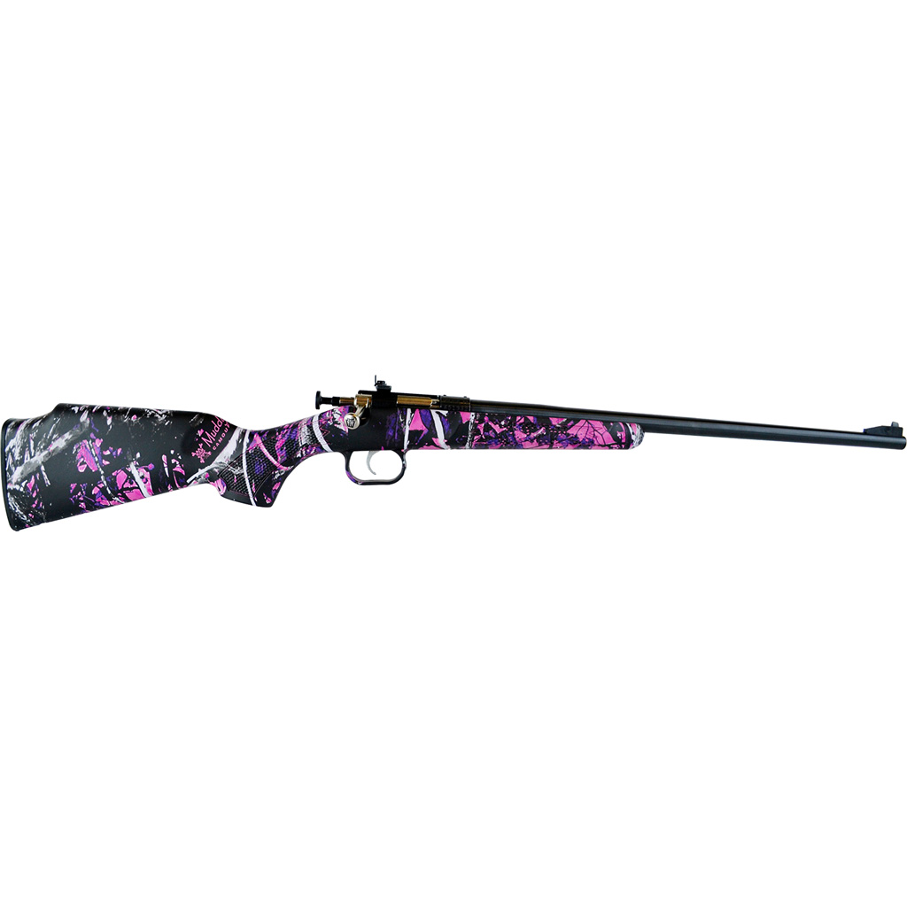 Keystone Crickett Hydro-Dipped Synthetic Rifle 22LR Muddy Girl Blued