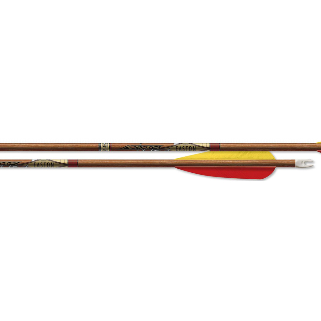 Easton 5mm Axis Traditional Arrows - 700 4 in. Feathers 6 pk.