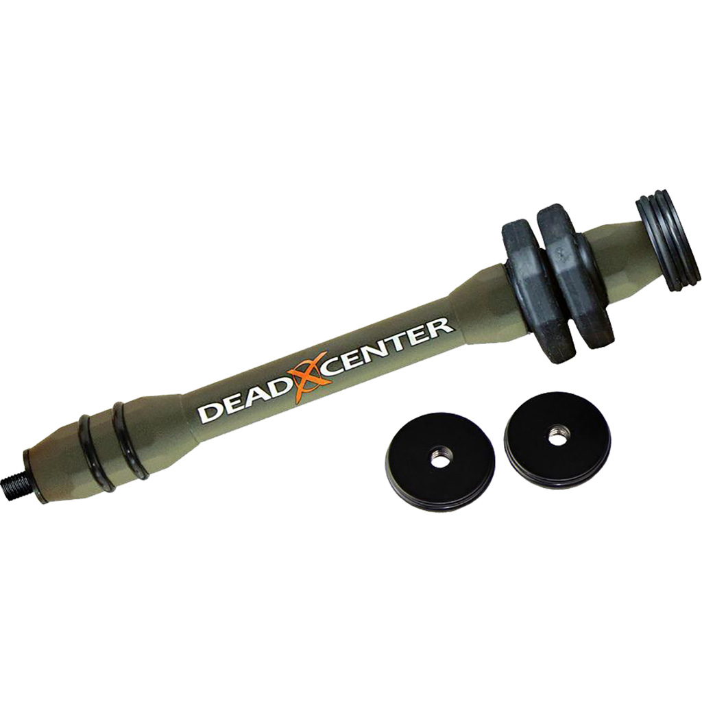 Dead Center Dead Silent Carbon V2 Stabilizer Green 8 in.