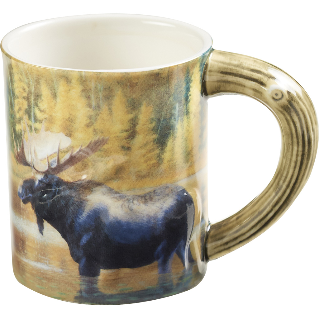 Wild Wings Sculpted Mug The Loner Moose