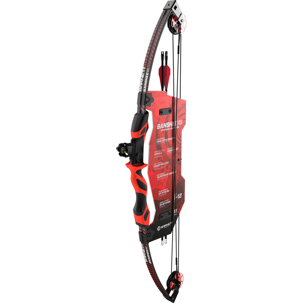 Barnett Banshee G3 Compound Bow RH Red 15 lbs.