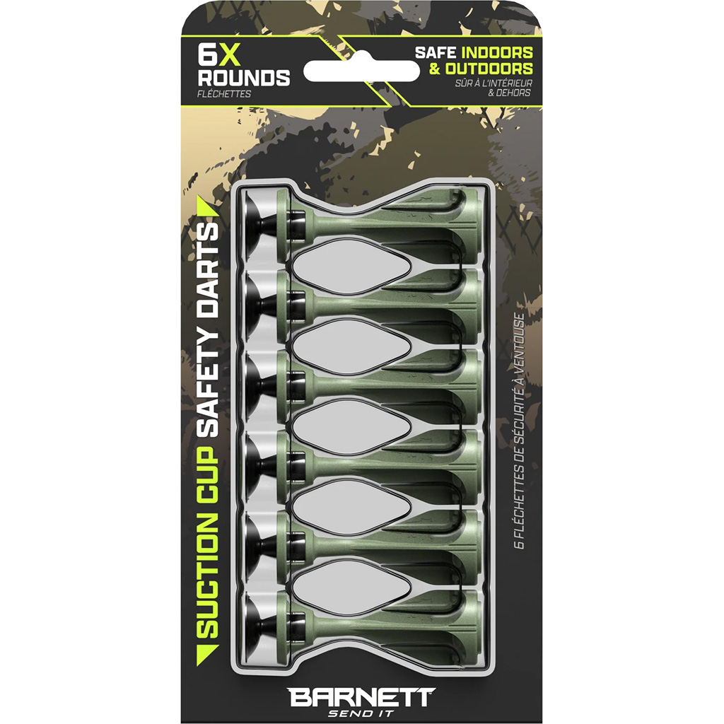 Barnett Phantum Suction Darts OD Green 6 pk.