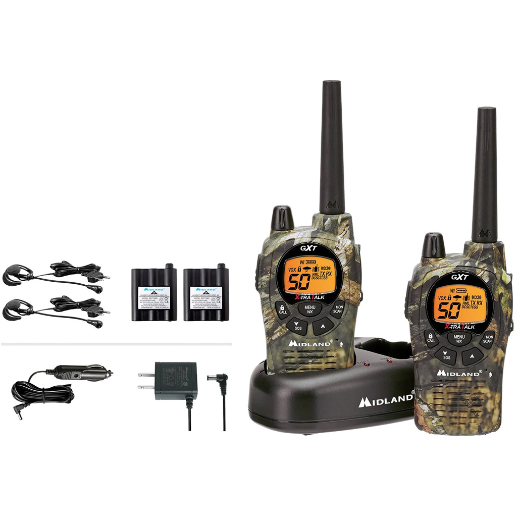 Midland GXT1050VP4 Two-Way GRMS Radio Mossy Oak 2 pk.