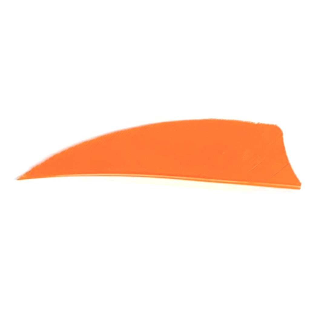 Trueflight Shield Cut Feathers Orange 3 in. RW 100 pk.