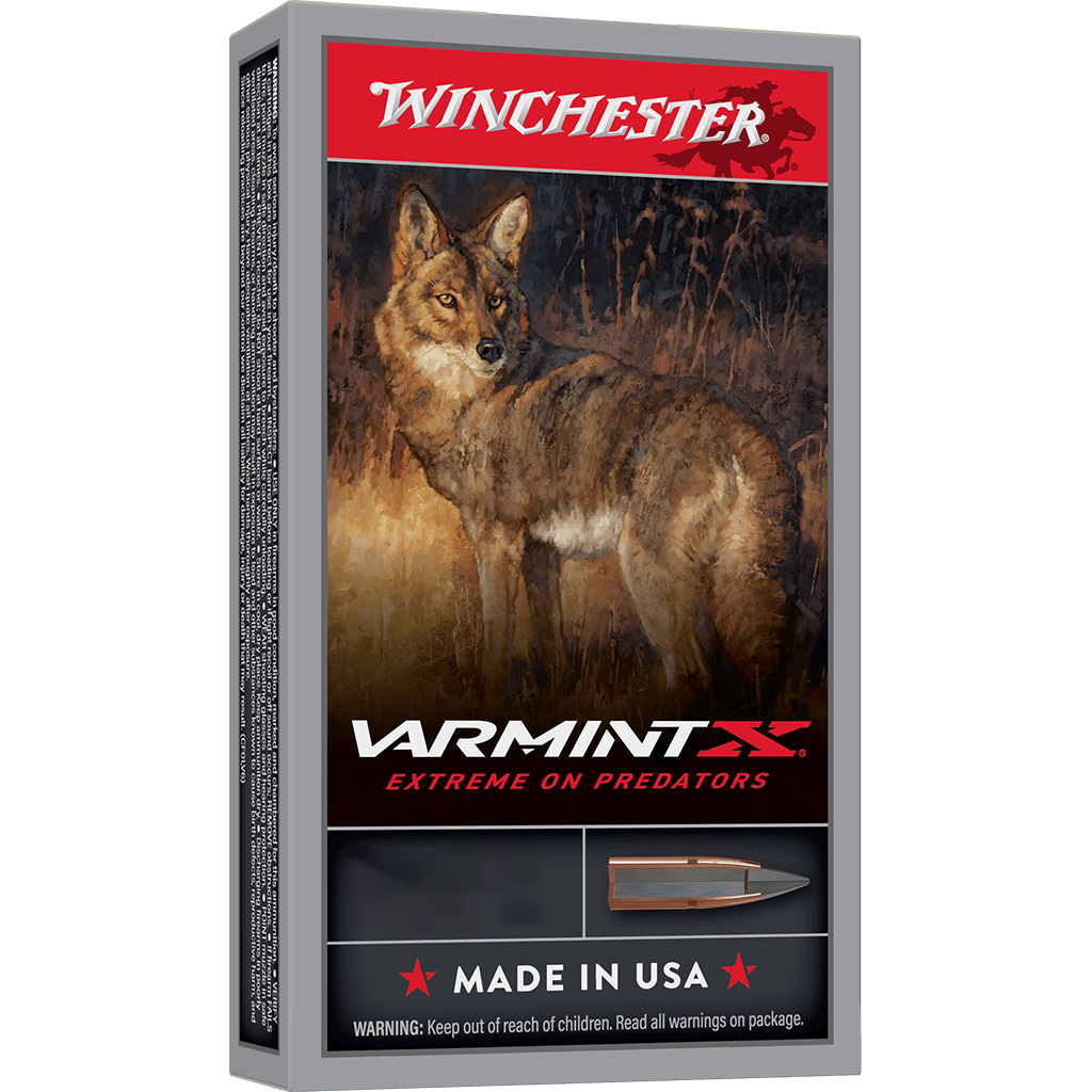 Winchester Varmint X Rifle Ammo 22-250 Rem 55 gr. XP 20 rd.