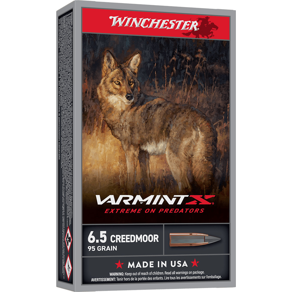 Winchester Varmint X Rifle Ammo 6.5 Creedmoor 95 gr. XP 20 rd.