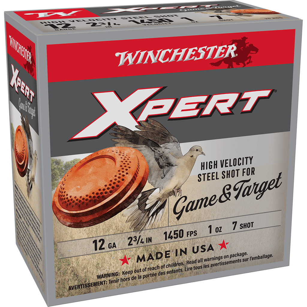 Winchester Xpert Hi-Veloctiy Steel Shotgun Ammo 12 ga. 2 3/4 in. LSZ 1 oz. 7 Shot 25 rd.