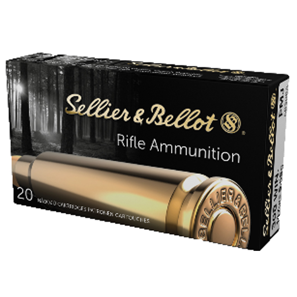 Sellier & Bellot Rifle Ammo 308 Winchester 147 gr. FMJ 20 rd.