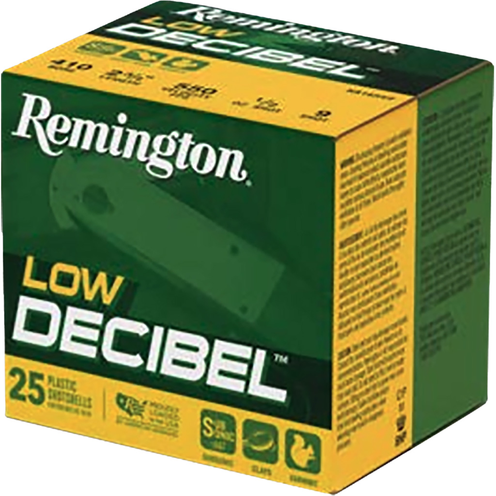 Remington Low Decibel Shotgun Ammo 410 ga. 2 1/2 in. 1/2 oz. 9 Shot 25 rd.