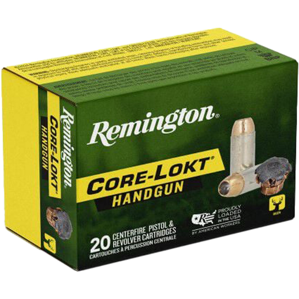 Remington Premium Handgun Ammo 357 Mag 180 gr. CLJHP Core Lokt 20 rd.