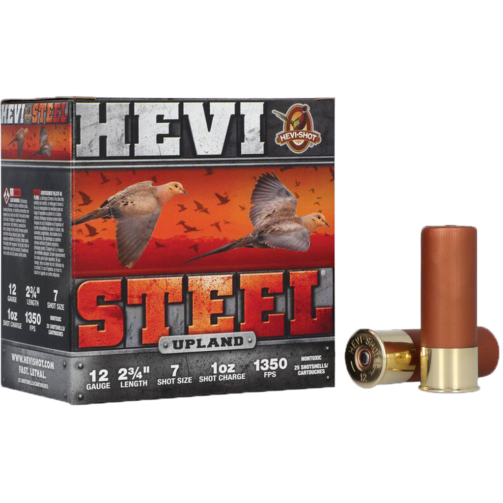 Hevi-Shot Hevi Steel Upland Shotgun Ammo 12 ga. 2.75 in. 1 oz. 7 Shot 25 rd.