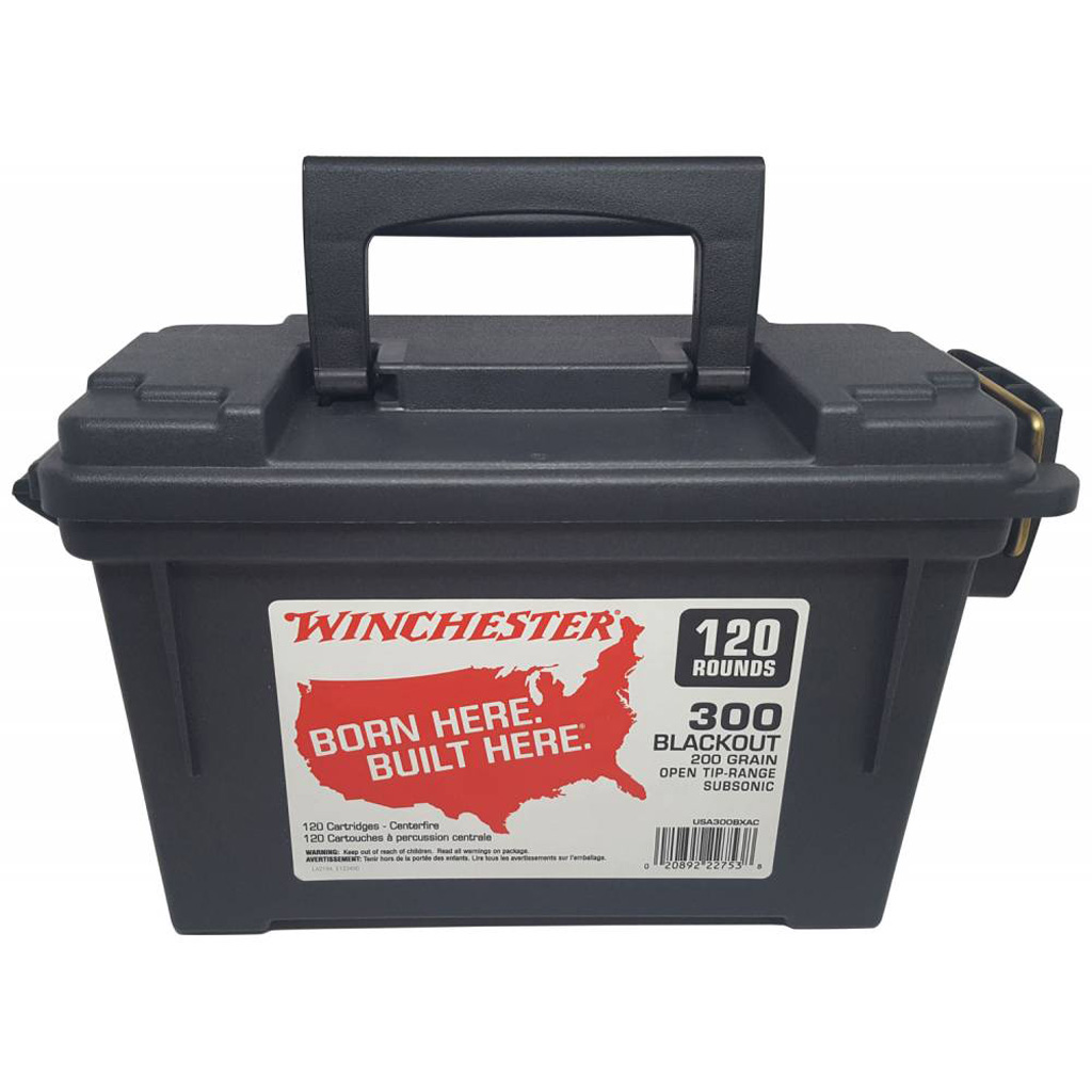 Winchester USA White Box 300 Blackout 200 gr. FMJOT 120 rd.