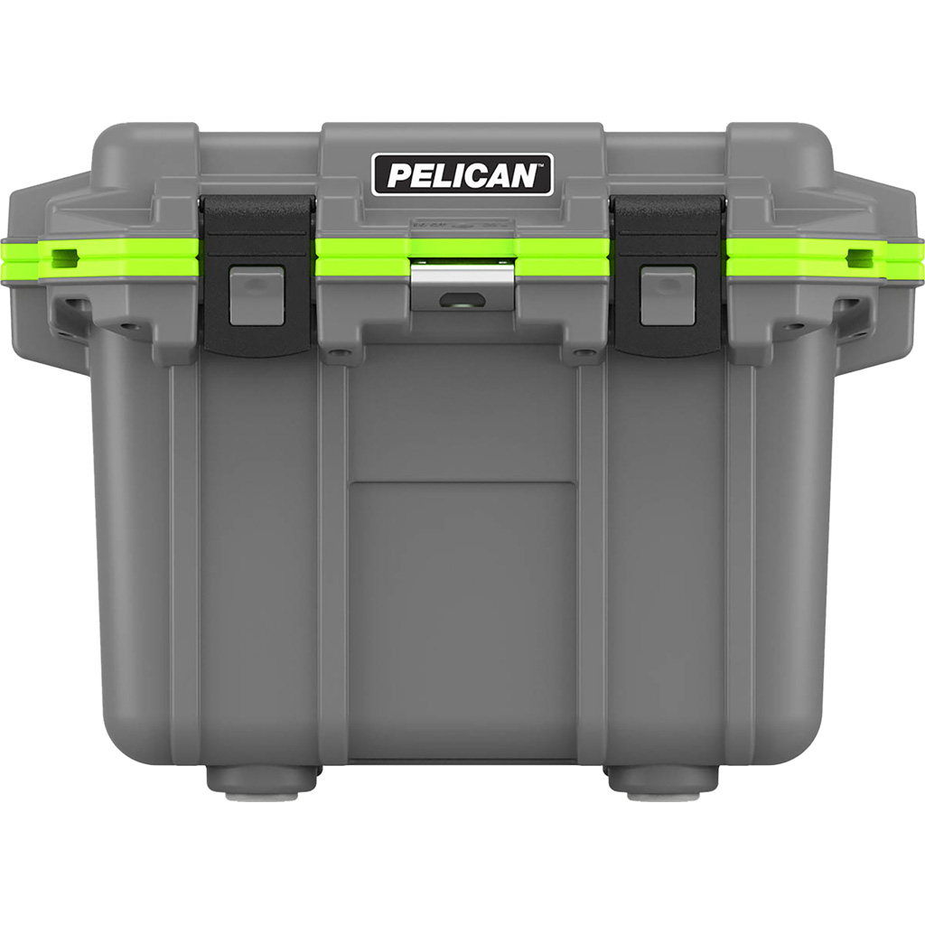 Pelican Elite Cooler Grey/Green 30 qt.