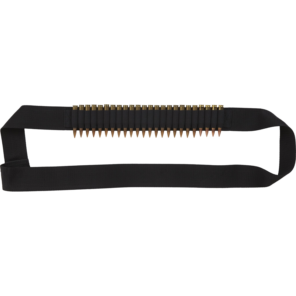 Bulldog Rifle Shell Bandolier Black 24 Cartridges