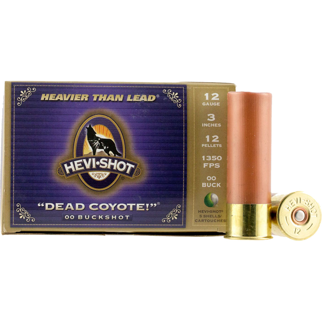 Hevi Shot Dead Coyote Load 12 ga. 3 in. 1 3/8 oz. 00 Buckshot 5 rd.