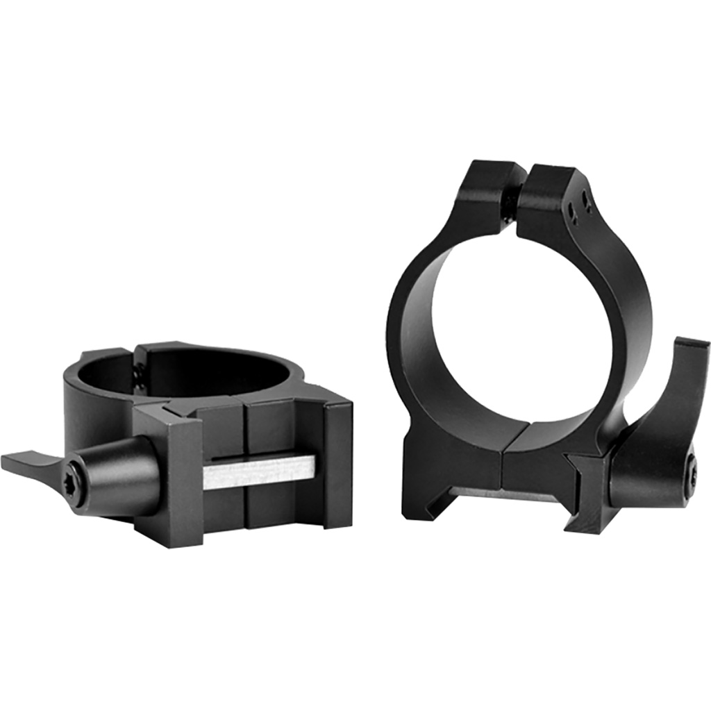 Warne Maxima Vertical Quick Detach Scope Rings Matte Black 30mm Low