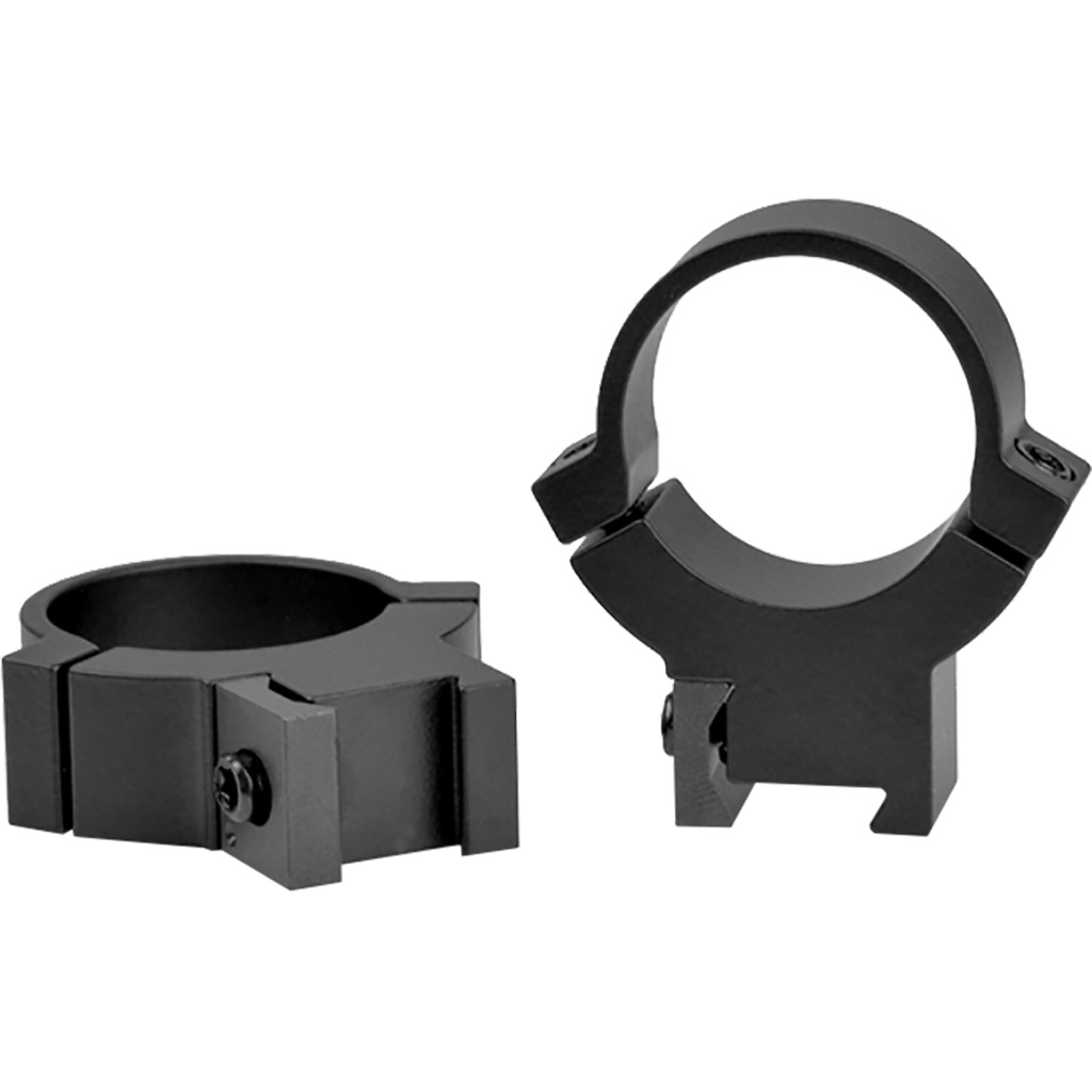 Warne Maxima Horizontal PA Rimfire Scope Rings 3/8 Dovetail Matte Black 1 in. High