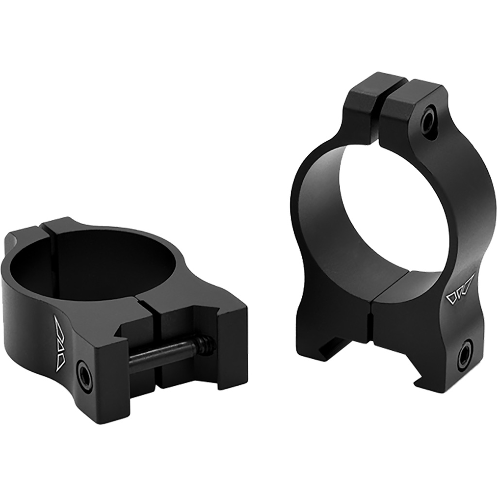 Warne Vapor Aluminum Scope Rings Matte Black 30mm Medium