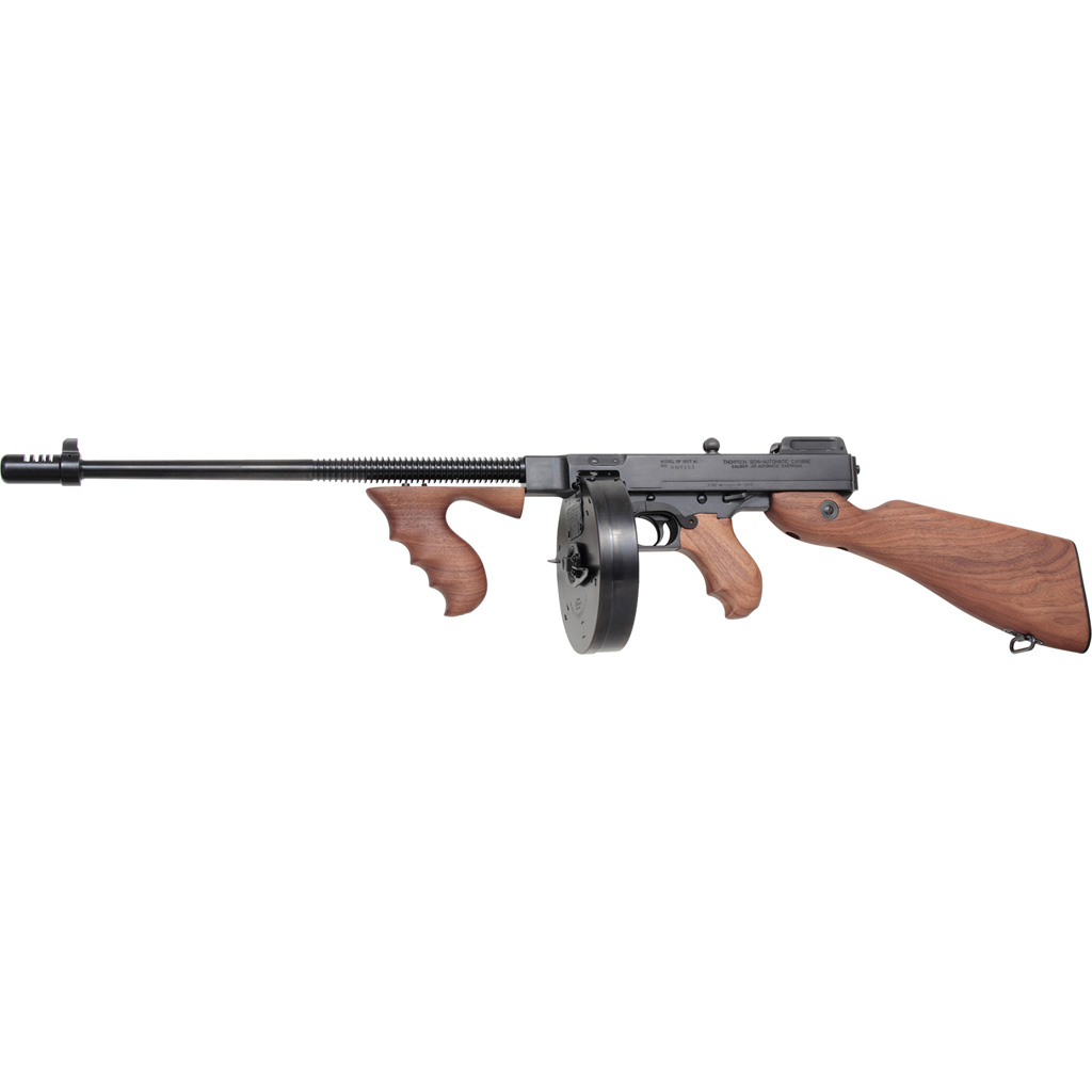 Auto-Ordnance 1927A-1 Deluxe Carbine Rifle 45 ACP 16.5 in. Walnut 20 rd. and 50 rd. Drum