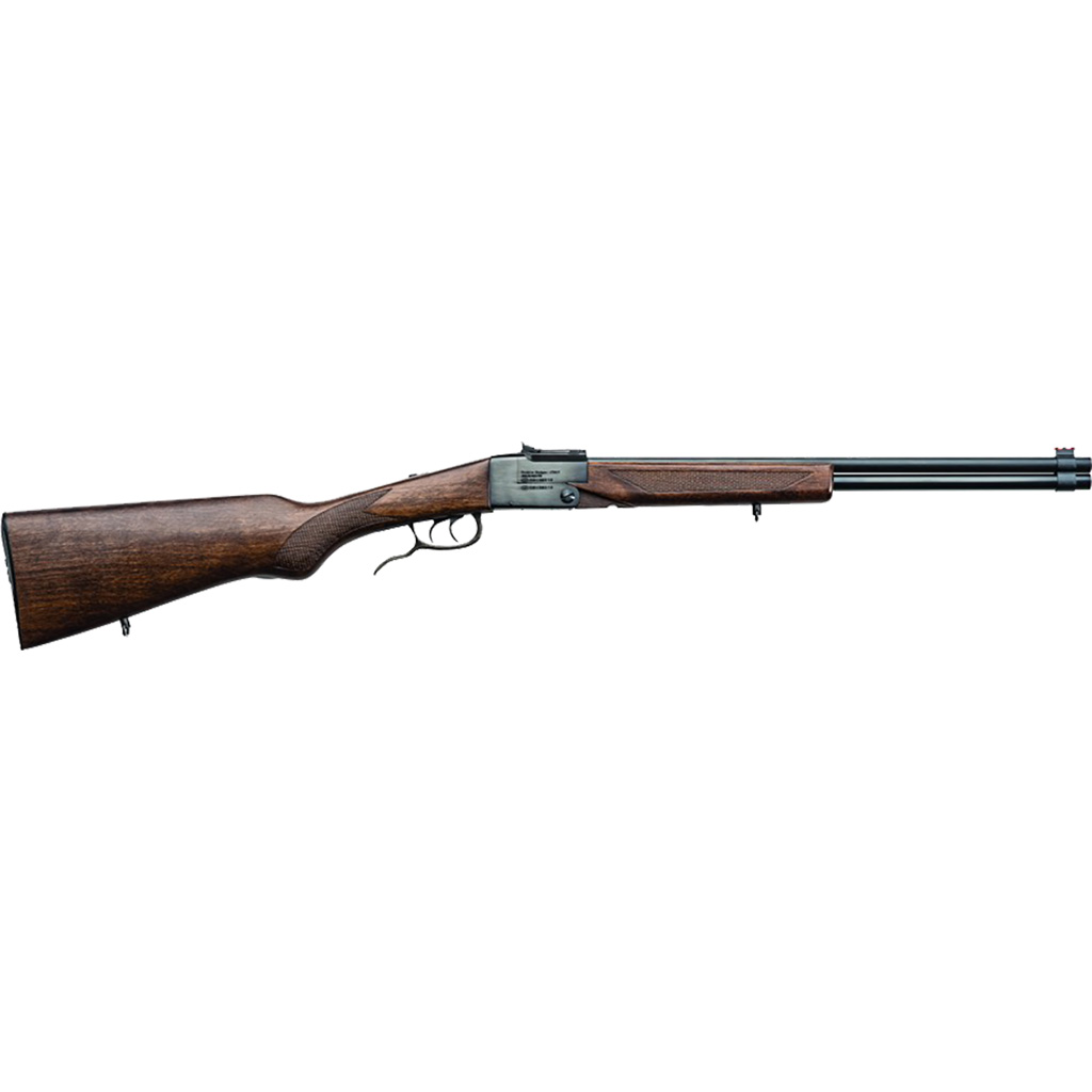 Chiappa Double Badger Rifle/Shotgun 410 ga./.22 LR 19 in. Blued with Beech Wood Stock