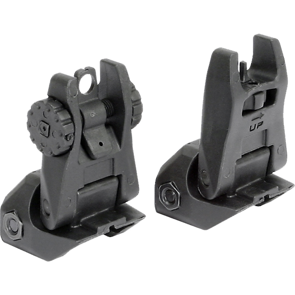 Rock River Arms NSP Flip-Up Sight Set Black Front and Rear