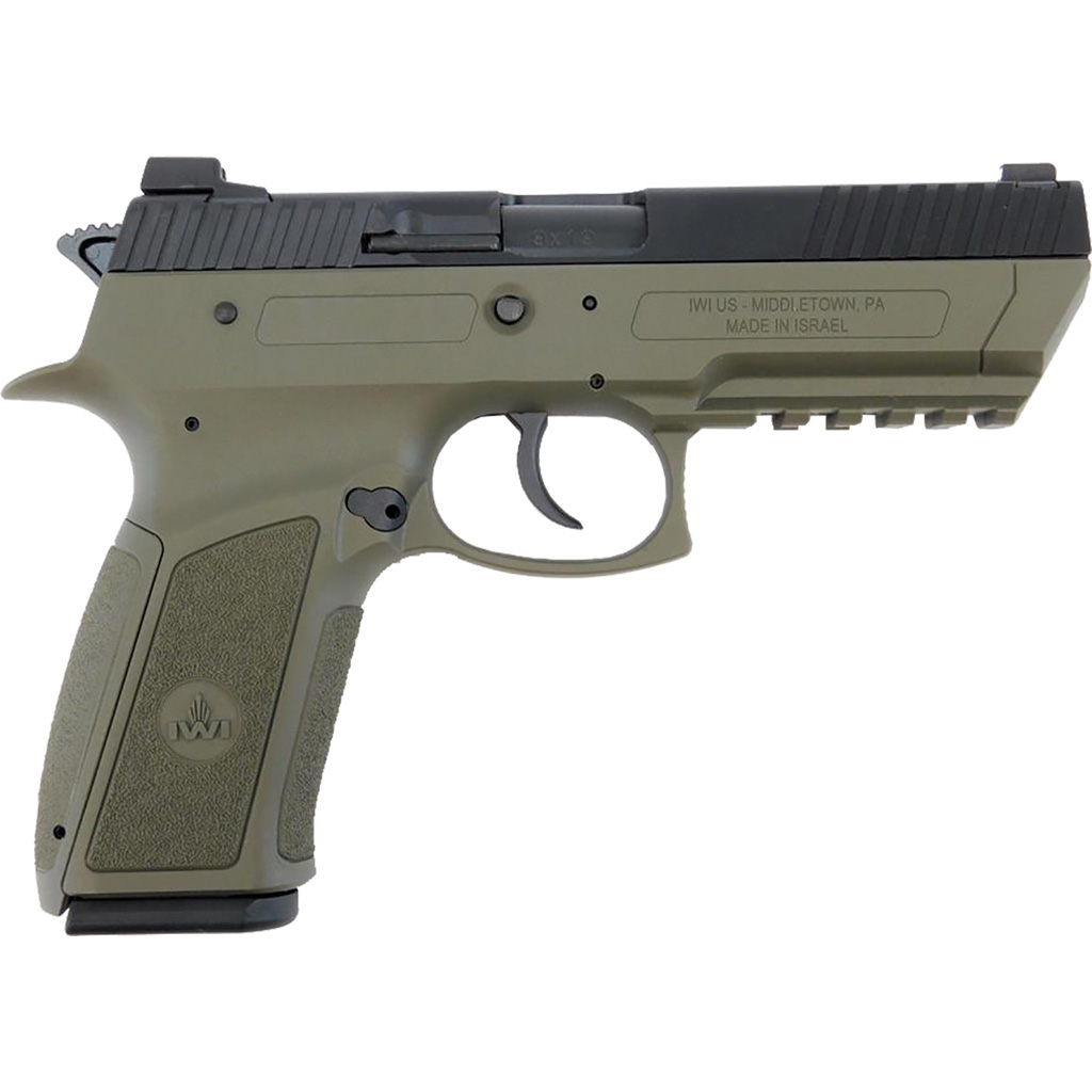 IWI Jericho 941 Enhanced Polymer Side Pistol 9mm 4.4 in. OD 17 rd