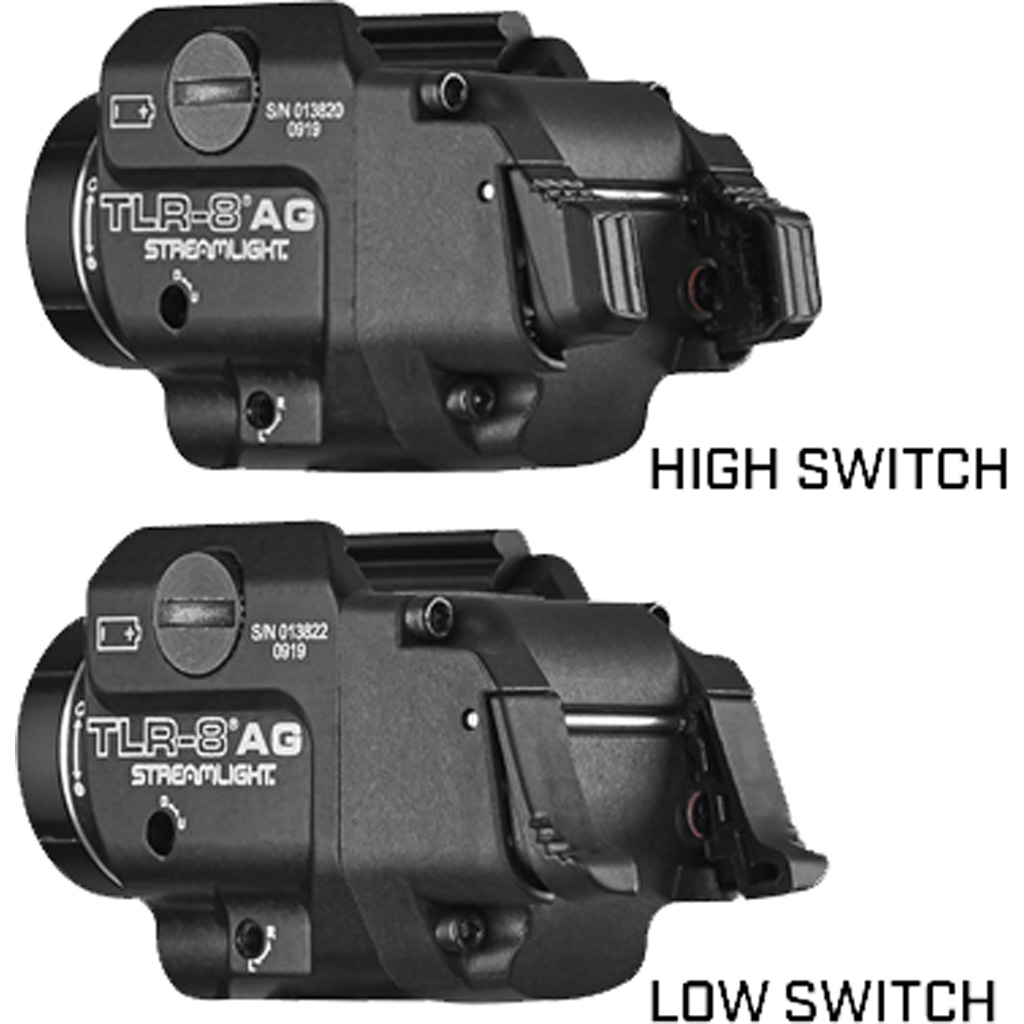 Streamlight TLR-8a Weapon Light with Laser Black 500 Lumens