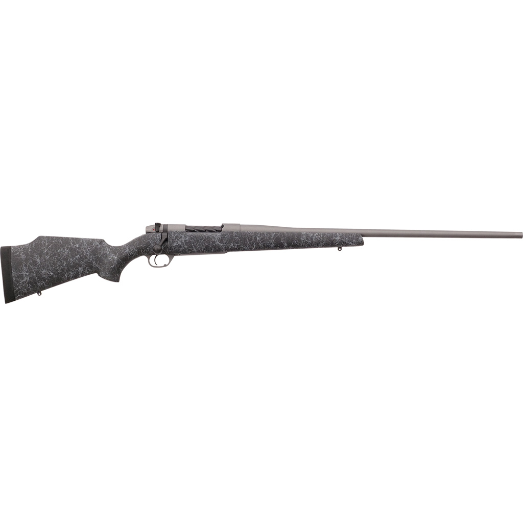 Weatherby Mark V WeatherMark Rifle 6.5 Creedmoor 22 in. Grey Webbing Threaded Barrel