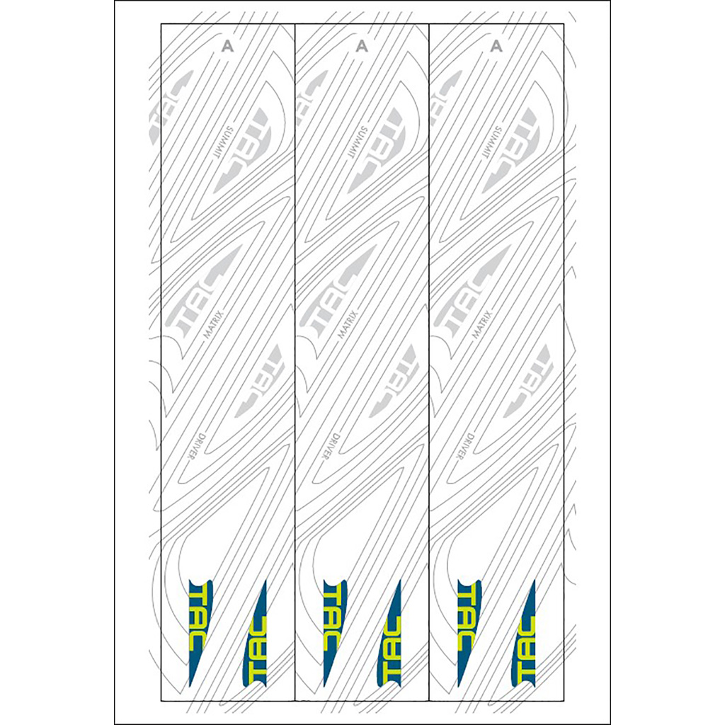 TAC Vanes Arrow Specific Wraps White Size A 3.625 13 pk.