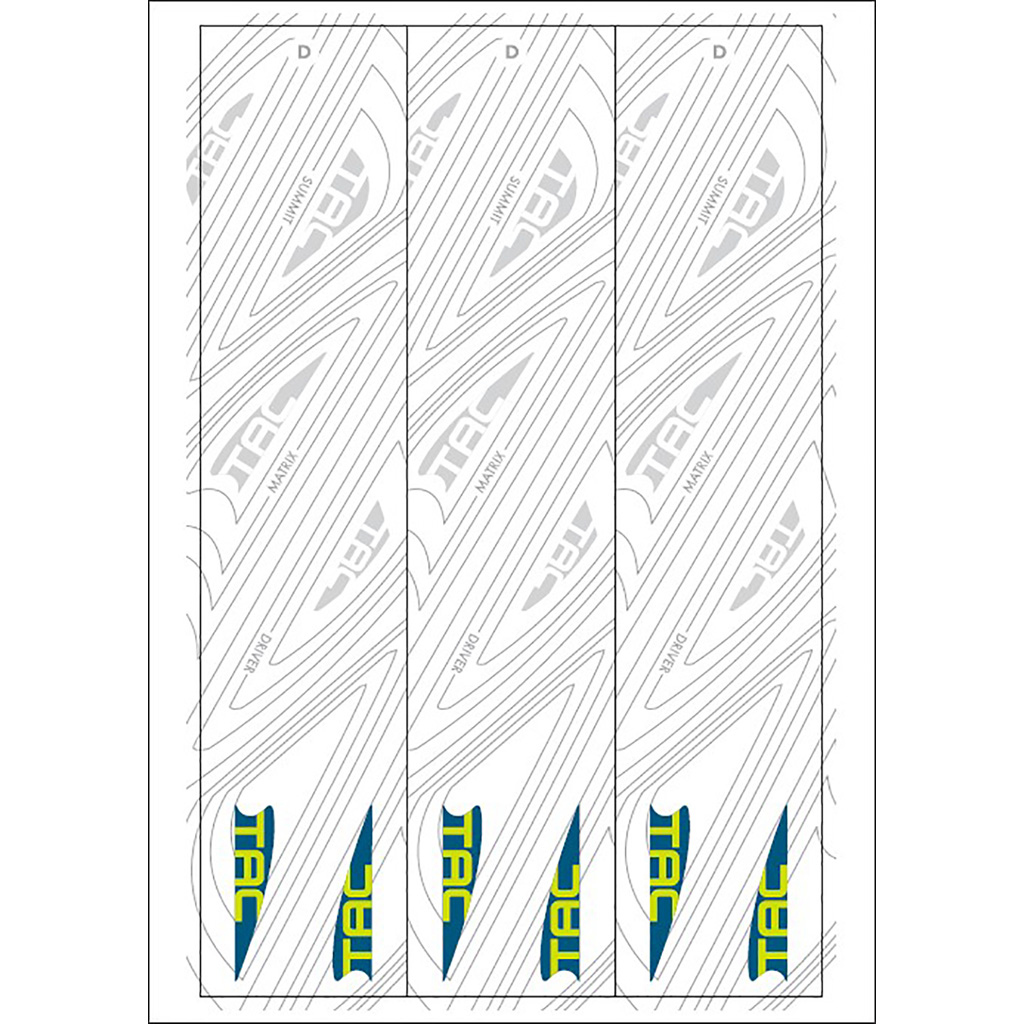 TAC Vanes Arrow Specific Wraps White Size D 4.675 13 pk.