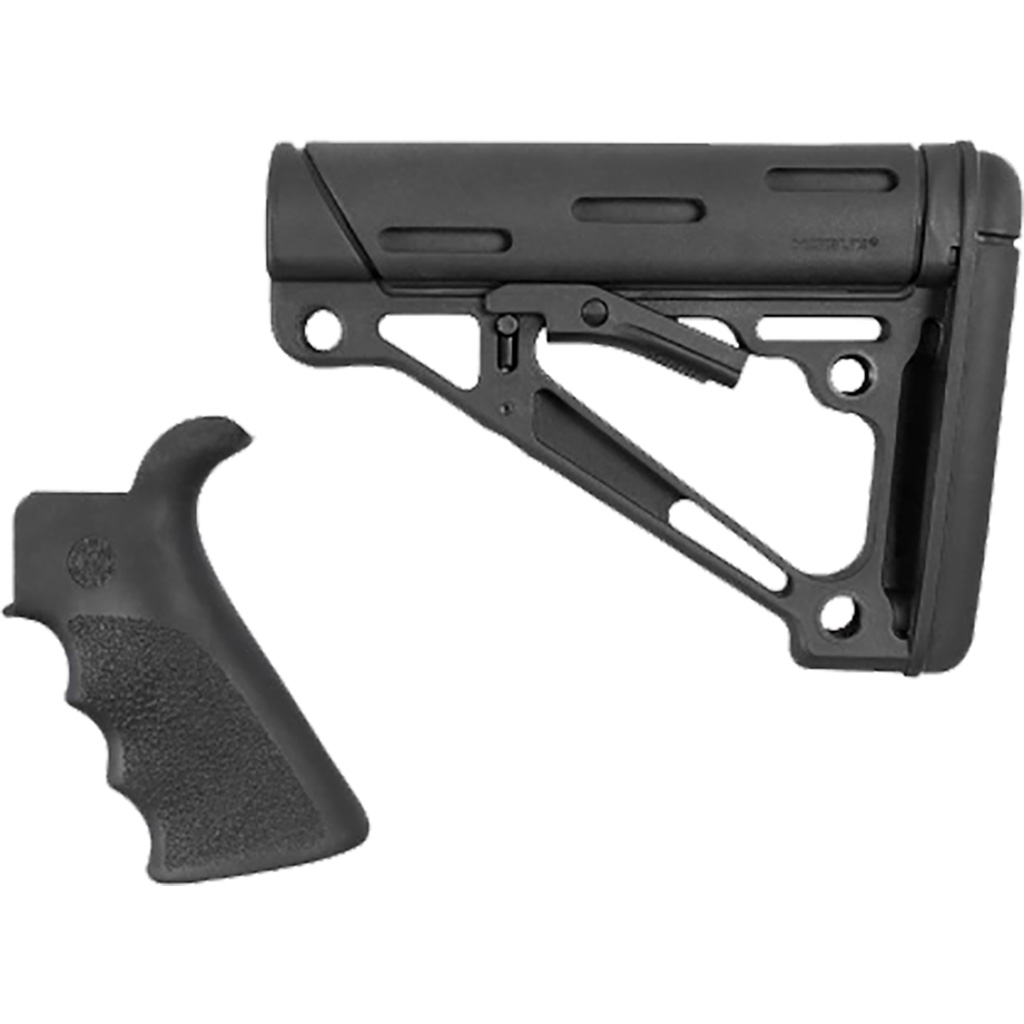 Hogue OverMolded AR-15 Kit Black w/ Grip and Buttstock