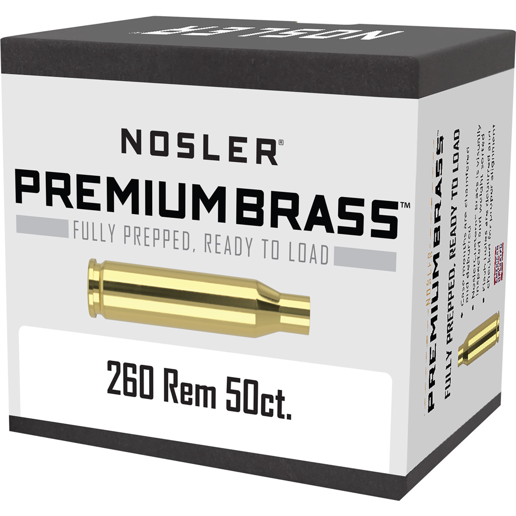 Nosler Custom Brass .260 Rem. 50 pk.