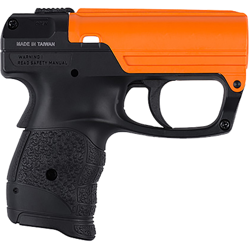 Sabre Aim and Fire Pistol Grip Pepper Gel Black and Orange