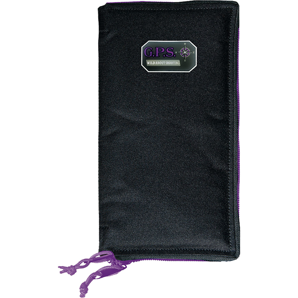 GPS Pistol Sleeve Black Medium w/ Locking Zippers