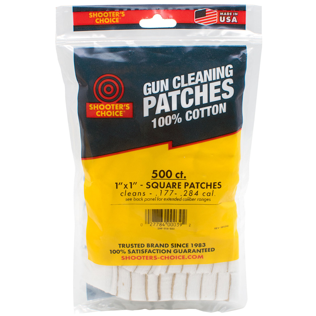 Shooters Choice Cleaning Patches 1 in. 500 pk.