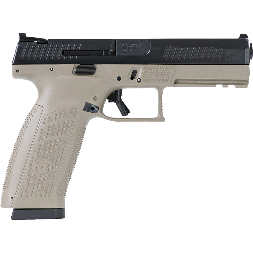 CZ P-10 F Pistol 9mm 4.5 in. FDE/Nitride 19 rd.