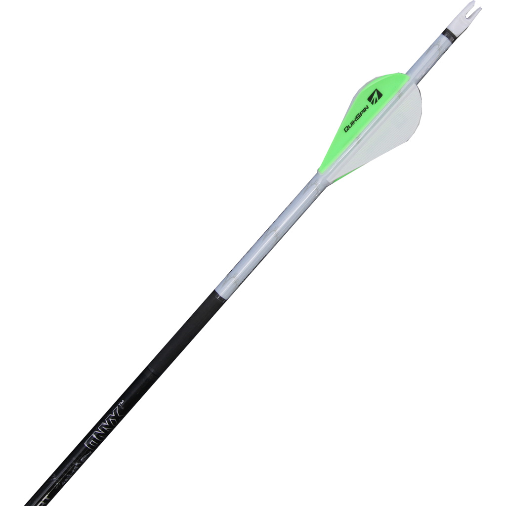 NAP Quikfletch Quickspin 4 Fletch Rap White and Green 2 in.