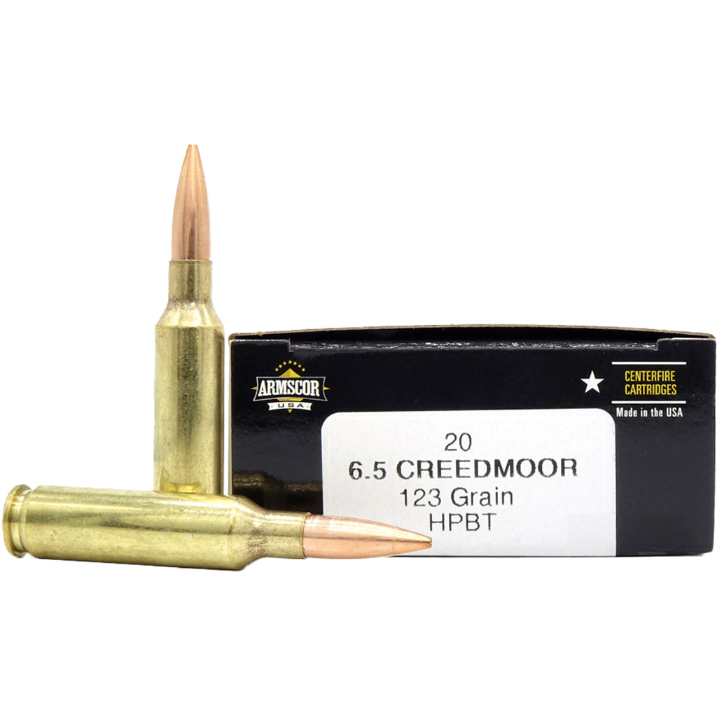 Armscor Target Rifle Ammo 6.5 Creedmoor 123 gr. HPBT 20 rd.