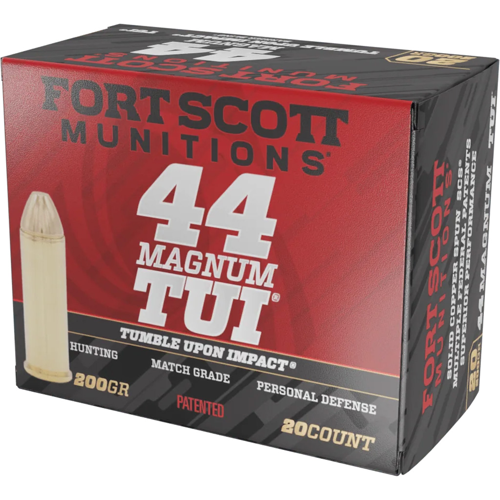 Fort Scott Munitions Pistol Ammo 44 Mag. 200 gr. TUI 20 rd.