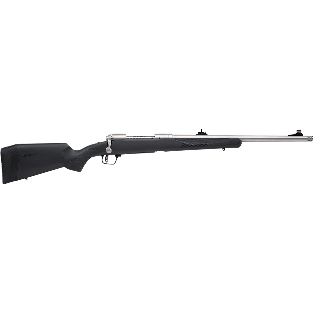 Savage 110 Brush Hunter Rifle 338 Win. Mag. 20 in. Black Open Sights