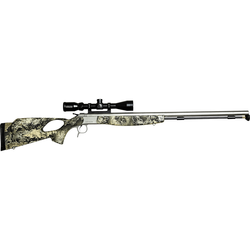 CVA Optima V2LR 209 Thumbhole Muzzleloader Package 50 Cal. 28 in. SS/Realtree Excape w/Scope